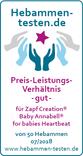 Zapf Creation® Baby Annabell® for babies Heartbeat Siegel 2018