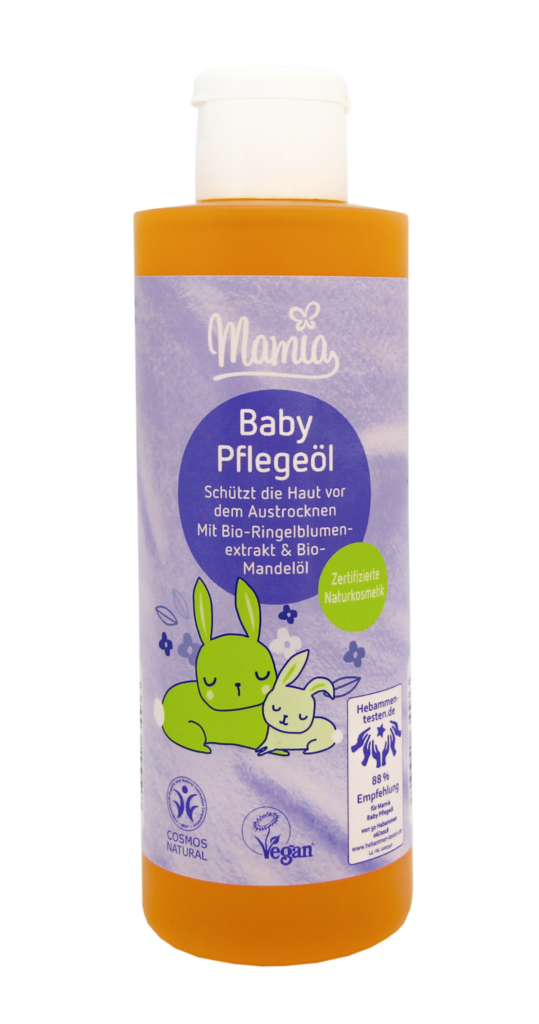 Mamia Baby Pflegeöl Produktbild