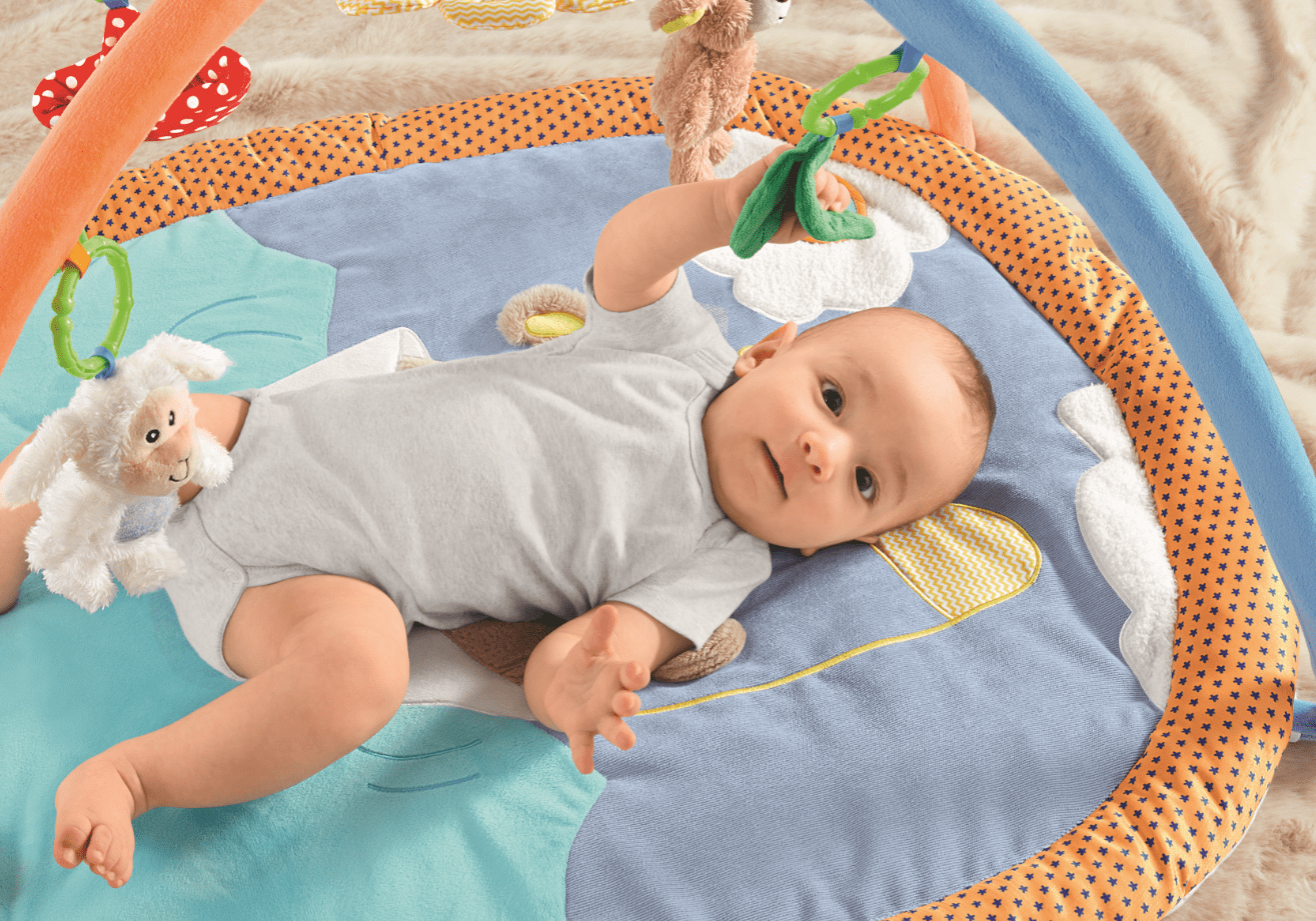 Baby-Activity-Decke lupilu® Tierfreunde