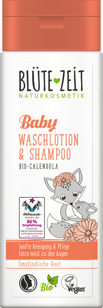 BLÜTE-ZEIT Baby Waschlotion & Shampoo Produktbidl 2024
