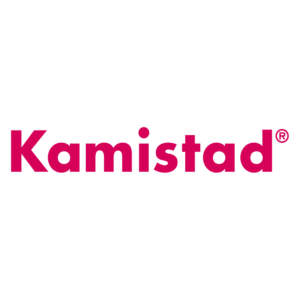Logo Kamistad (Schriftzug in rot)