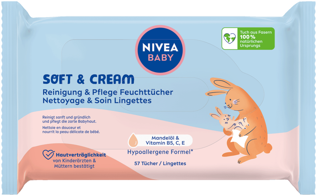 NIVEA Baby Soft & Cream Feuchttuch Produktbild