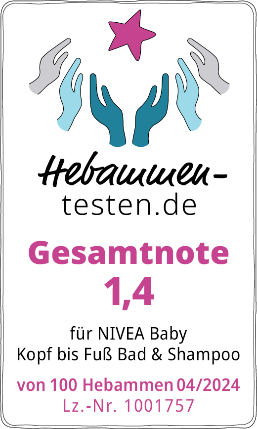 NIVEA Baby Kopf bis Fuß Bad & Shampoo Siegel Gesamtnote