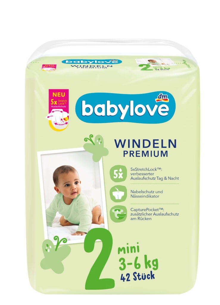 dm babylove windeln mini größe 2 Packshot