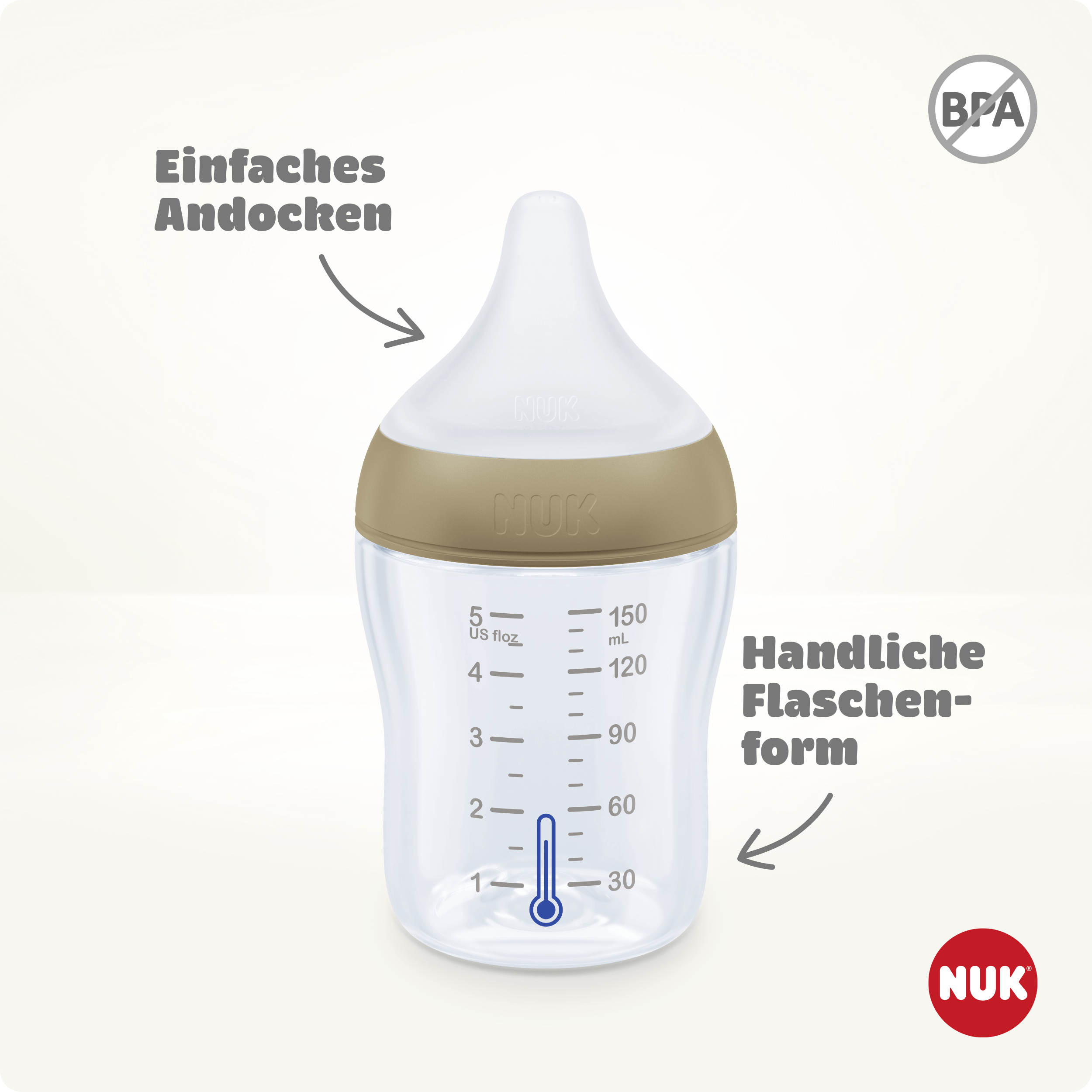 NUK Neutestung Flasche