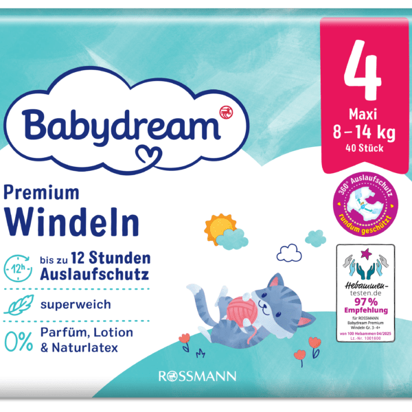 Rossmann Babydream Windeln Gr. 4 Maxi Packshot