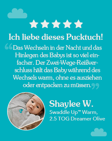 Love to Dream Swaddle Up Kommentar einer Nutzerin