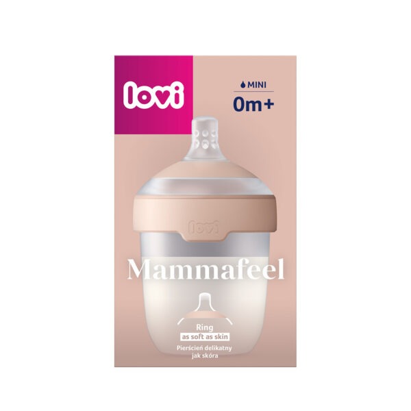 Abbildung Verpackung der Mammafeel Flasche von lovi 0m+