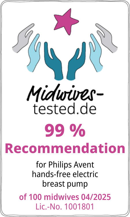 Philips Avent Hands-free elektrische Milchpumpe Siegel 2025 englisch