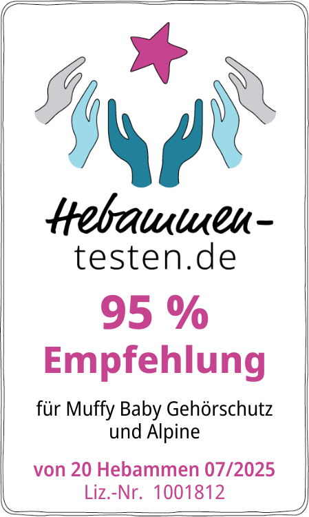 Alpine Muffy Baby Gehörschutz Siegel 2025