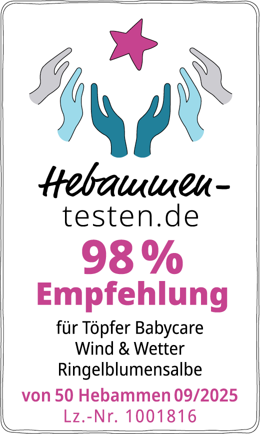 Töpfer Babycare Wind & Wetter Ringelblumensalbe Siegel 2025