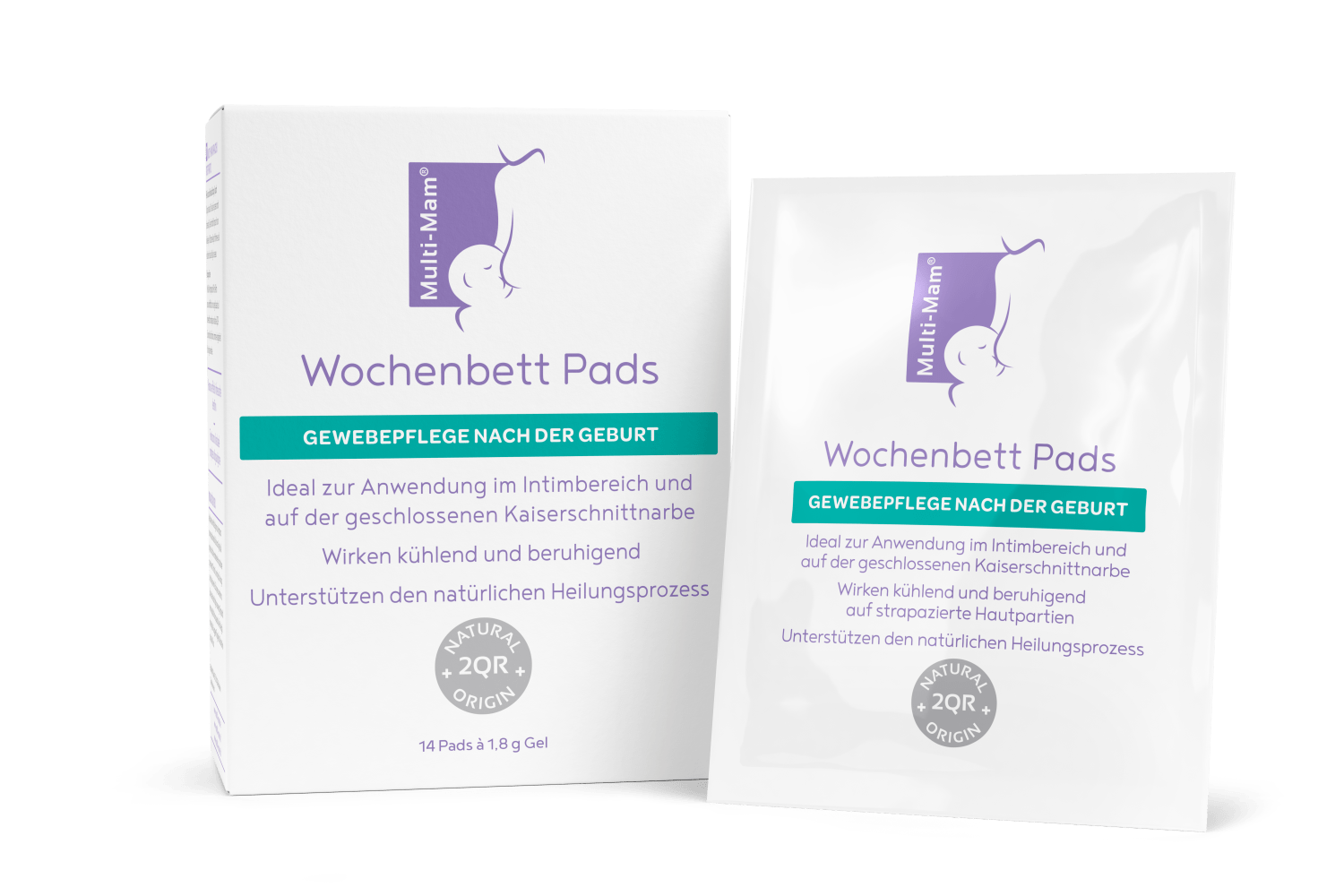 Multi-Mam Wochenbett Pads Produktbild 1500x1000px