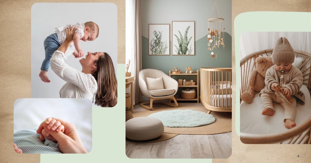 Moodboard für die dm babylove Ökö-Windeln