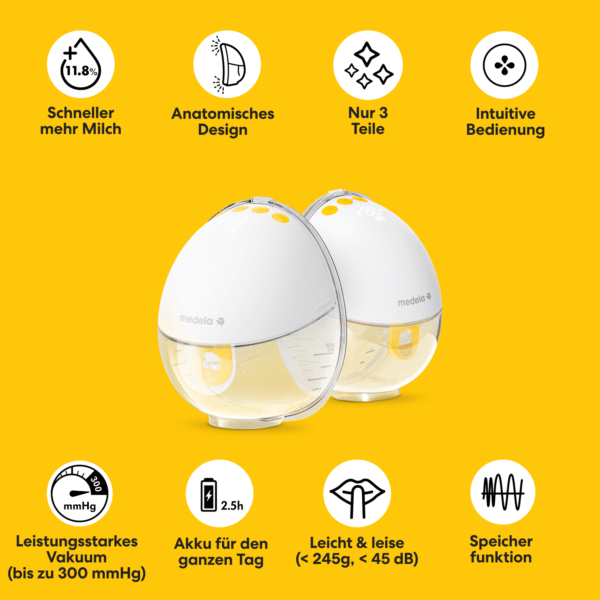 Medela Motion In Bra Produktbild mit Beschriftung