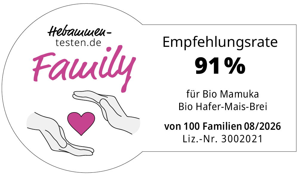 Siegel Bio Mamuka Hafer Mais Brei Eltern 2026