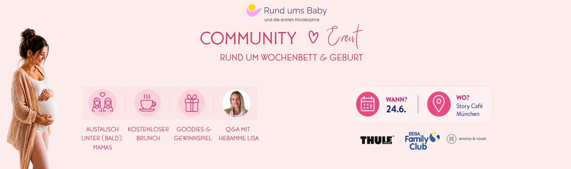 Rund ums Baby Community Event Banner