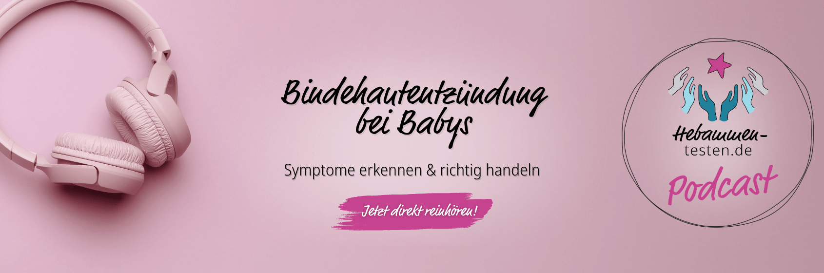 Podcast Website Header Bindehautentzündung