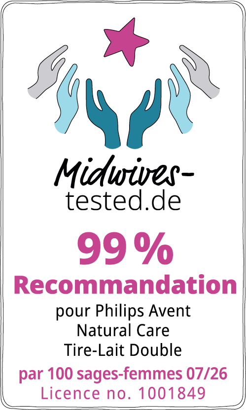 Siegel Philips Avent Natura Care Doppelmilchpumpe 2026 französisch