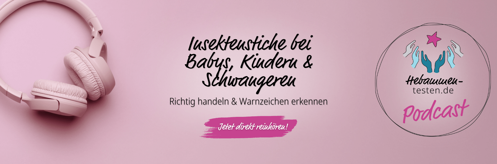 Podcast Website Header Insektenstiche
